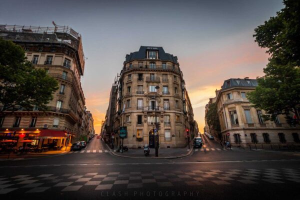The beautiful streets of Paris, France